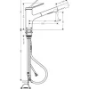 hansgrohe Küchenarmatur mit Handbrause ZESIS M33 sBox lite edelstahl gebürstet 74803800