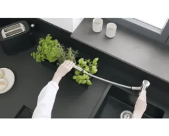 hansgrohe Küchenarmatur mit Handbrause ZESIS M33 sBox lite edelstahl gebürstet 74803800