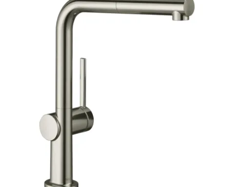 hansgrohe Küchenarmatur mit herausziehbaren Auslauf TALIS M54 edelstahl gebürstet 72809800