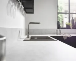 hansgrohe Küchenarmatur mit herausziehbaren Auslauf TALIS M54 edelstahl gebürstet 72809800