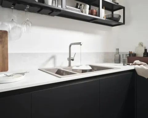 hansgrohe Küchenarmatur mit herausziehbaren Auslauf TALIS M54 edelstahl gebürstet 72809800