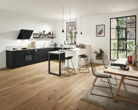 hansgrohe Küchenarmatur mit herausziehbaren Auslauf TALIS M54 edelstahl gebürstet 72809800