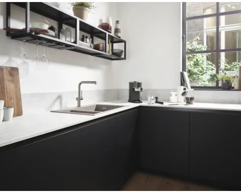 hansgrohe Küchenarmatur mit herausziehbaren Auslauf TALIS M54 edelstahl gebürstet 72809800