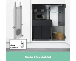 hansgrohe Küchenarmatur mit herausziehbaren Auslauf TALIS M54 brushed black chrom 72809340