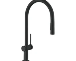 hansgrohe Küchenarmatur mit Handbrause TALIS M54 schwarz matt 72801670