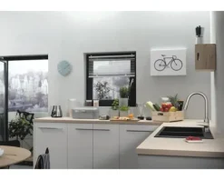hansgrohe Küchenarmatur mit Handbrause FOCUS 220 M42 edelstahl gebürstet 71800800