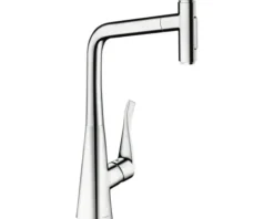 hansgrohe Küchenarmatur mit Handbrause METRIS SELECT 320 M71 chrom 73820000