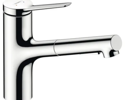 hansgrohe Küchenarmatur mit Handbrause ZESIS M33 chrom 74810000