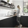 hansgrohe Küchenarmatur mit herausziehbaren Auslauf TALIS M54 edelstahl gebürstet 72808800