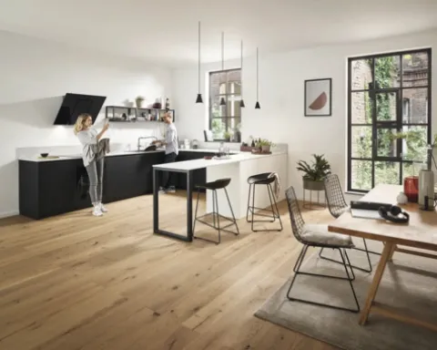 hansgrohe Küchenarmatur mit herausziehbaren Auslauf TALIS M54 edelstahl gebürstet 72808800