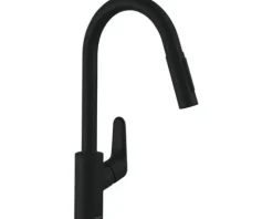hansgrohe Küchenarmatur mit Handbrause FOCUS M41 schwarz matt 31815670