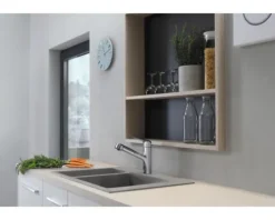 hansgrohe Küchenarmatur mit Handbrause FOCUS M42 chrom 71814000