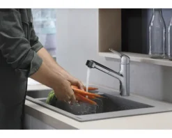 hansgrohe Küchenarmatur mit Handbrause FOCUS M42 chrom 71814000