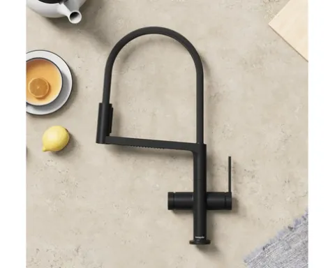 hansgrohe Küchenarmatur TALIS SELECT M54 POWDERSPRAY schwarz matt 72861670