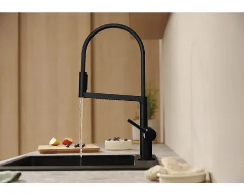 hansgrohe Küchenarmatur TALIS SELECT M54 POWDERSPRAY schwarz matt 72861670