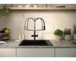 hansgrohe Küchenarmatur TALIS SELECT M54 POWDERSPRAY schwarz matt 72861670