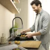 hansgrohe Küchenarmatur TALIS SELECT M54 POWDERSPRAY edelstahl gebürstet 72861800