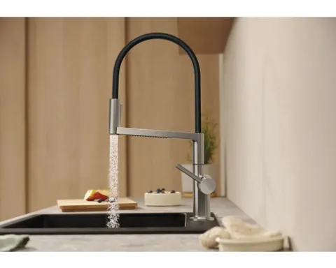 hansgrohe Küchenarmatur TALIS SELECT M54 POWDERSPRAY edelstahl gebürstet 72861800