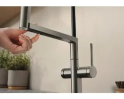 hansgrohe Küchenarmatur TALIS SELECT M54 POWDERSPRAY edelstahl gebürstet 72861800