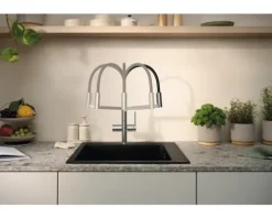 hansgrohe Küchenarmatur TALIS SELECT M54 POWDERSPRAY brushed black chrom gebürstet 72861340