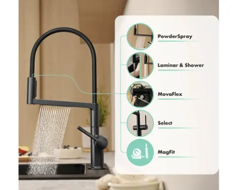 hansgrohe Küchenarmatur TALIS SELECT M54 POWDERSPRAY brushed black chrom gebürstet 72861340