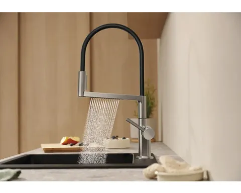 hansgrohe Küchenarmatur TALIS SELECT M54 POWDERSPRAY brushed black chrom gebürstet 72861340