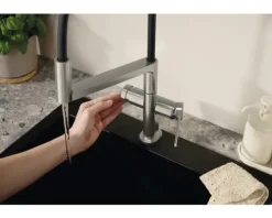 hansgrohe Küchenarmatur TALIS SELECT M54 POWDERSPRAY brushed black chrom gebürstet 72861340