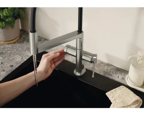 hansgrohe Küchenarmatur TALIS SELECT M54 POWDERSPRAY brushed black chrom gebürstet 72861340