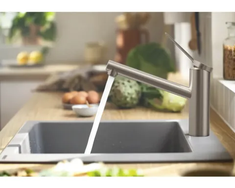 hansgrohe Küchenarmatur ZESIS M33 edelstahl gebürstet 74806800