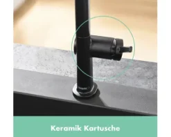 hansgrohe Niederdruckküchenarmatur TALIS M54 schwarz matt 72859670