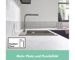 hansgrohe Niederduck Küchenarmatur TALIS M54 edelstahl gebürstet 72859800