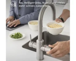 Heißwasserautomat Stiebel Eltron HOT 2.6 N Premium 3 in 1 c Untertisch 2,6 Liter mit Küchenarmatur chrom