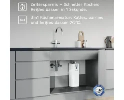 Heißwasserautomat Stiebel Eltron HOT 2.6 N Premium 3 in 1 c Untertisch 2,6 Liter mit Küchenarmatur chrom