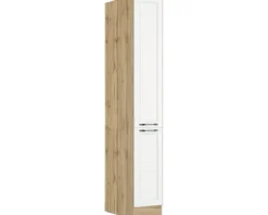 Held Möbel Apothekerschrank Lübeck BxTxH 30 x 60 x 200 cm weiß matt zerlegt 487.6330
