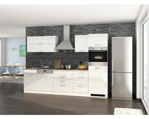 Held Möbel Auszugunterschrank Mailand BxTxH 50 x 60 x 85 cm weiß hochglanz zerlegt 435.0459
