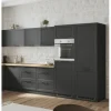 Held Möbel Auszugunterschrank Lübeck BxTxH 120 x 60 x 86 cm grau matt zerlegt 465.1.6331