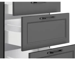 Held Möbel Auszugunterschrank Lübeck BxTxH 120 x 60 x 86 cm grau matt zerlegt 465.1.6331