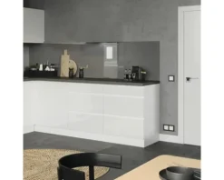 Held Möbel Auszugunterschrank Kiel BxTxH 120 x 60 x 86 cm weiß hochglanz zerlegt 465.1.6340
