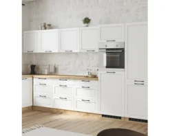 Held Möbel Auszugunterschrank Lübeck BxTxH 180 x 60 x 86 cm weiß matt zerlegt 466.1.6330