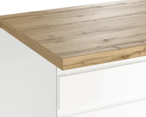 Held Möbel Auszugunterschrank Kiel BxTxH 120 x 60 x 86 cm weiß hochglanz zerlegt 465.1.6341