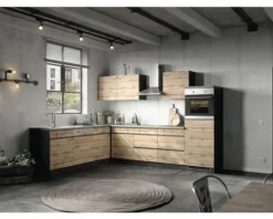 Held Möbel Eckunterschrank PISA BxTxH 120 x 60 x 86 cm wildeiche matt zerlegt Anschlag reversibel 473.2.6310