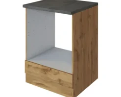 Held Möbel Herdumbauschrank Sorrento BxTxH 60 x 60 x 86 cm eiche hell matt zerlegt 480.6281