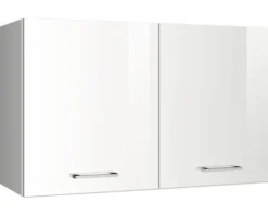 Held Möbel Hängeschrank Mailand BxTxH 100 x 34 x 57 cm weiß hochglanz zerlegt 310.6210