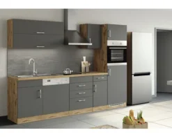 Held Möbel Hängeschrank Sorrento BxTxH 40 x 34 x 57 cm anthrazit matt zerlegt Anschlag reversibel 300.6271