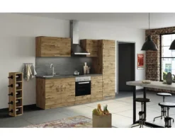 Held Möbel Hängeschrank Sorrento BxTxH 50 x 34 x 57 cm eiche hell matt zerlegt Anschlag reversibel 303.6272