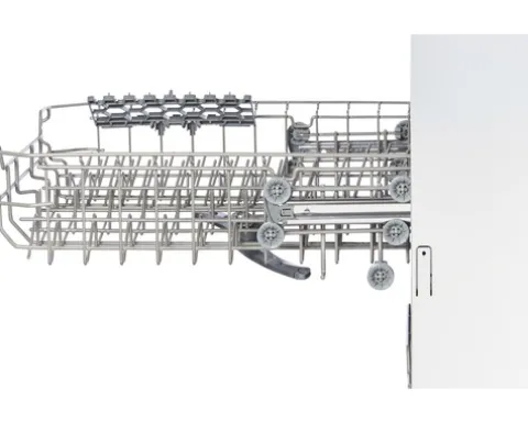 Held Möbel Küchenzeile mit Geräten Mailand 390 cm grau hochglanz zerlegt Variante reversibel 637.1.6211