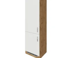 Held Möbel Kühlumbauschrank für 178er Einbaukühlschrank Sorrento BxTxH 60 x 60 x 200 cm weiß matt zerlegt Anschlag reversibel 594.6270