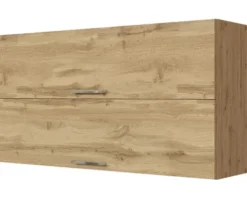 Held Möbel Klapphängeschrank Sorrento BxTxH 110 x 34 x 57 cm eiche hell matt zerlegt Anschlag reversibel 353.6272