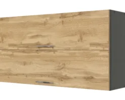Held Möbel Klapphängeschrank Sorrento BxTxH 110 x 34 x 57 cm eiche hell matt zerlegt Anschlag reversibel 353.6273