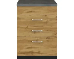 Held Möbel Kochfeldumbauschrank Sorrento BxTxH 60 x 60 x 86 cm eiche hell matt zerlegt 433.1.6282